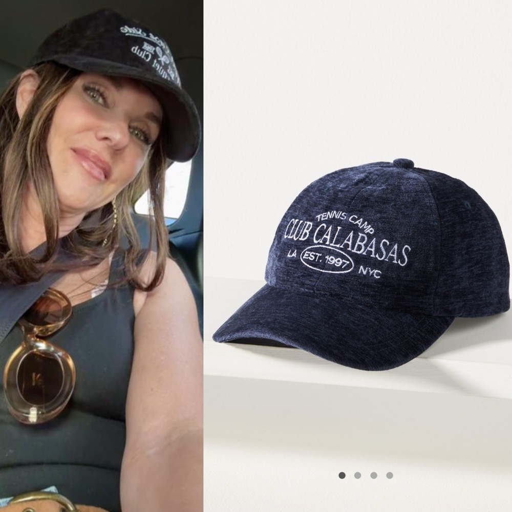 Anthropologie Corduroy sports club baseball cap